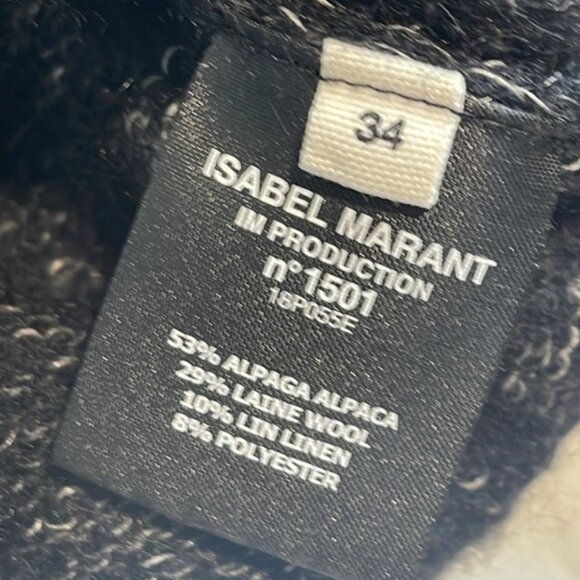 Isabel Marant Etoile Black Wool Sweater - Picture 10 of 10